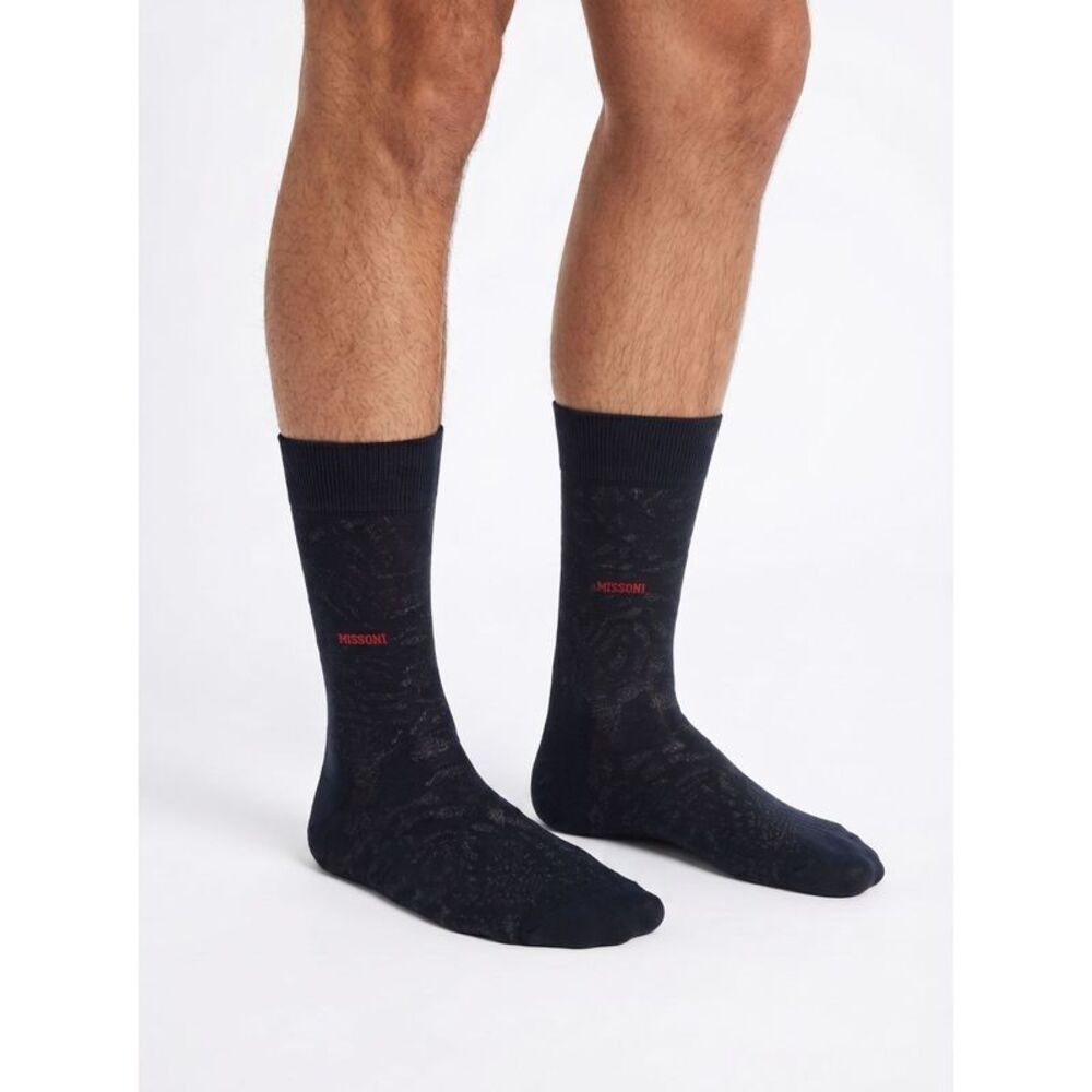 Missoni Black Mens Crew Socks-M